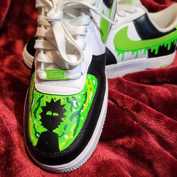 NIKE AF1 Custom Rick and Morty shoes - Picture 2 of 8
